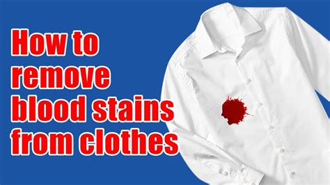 remove fake blood from clothes|bloodstained clothes.